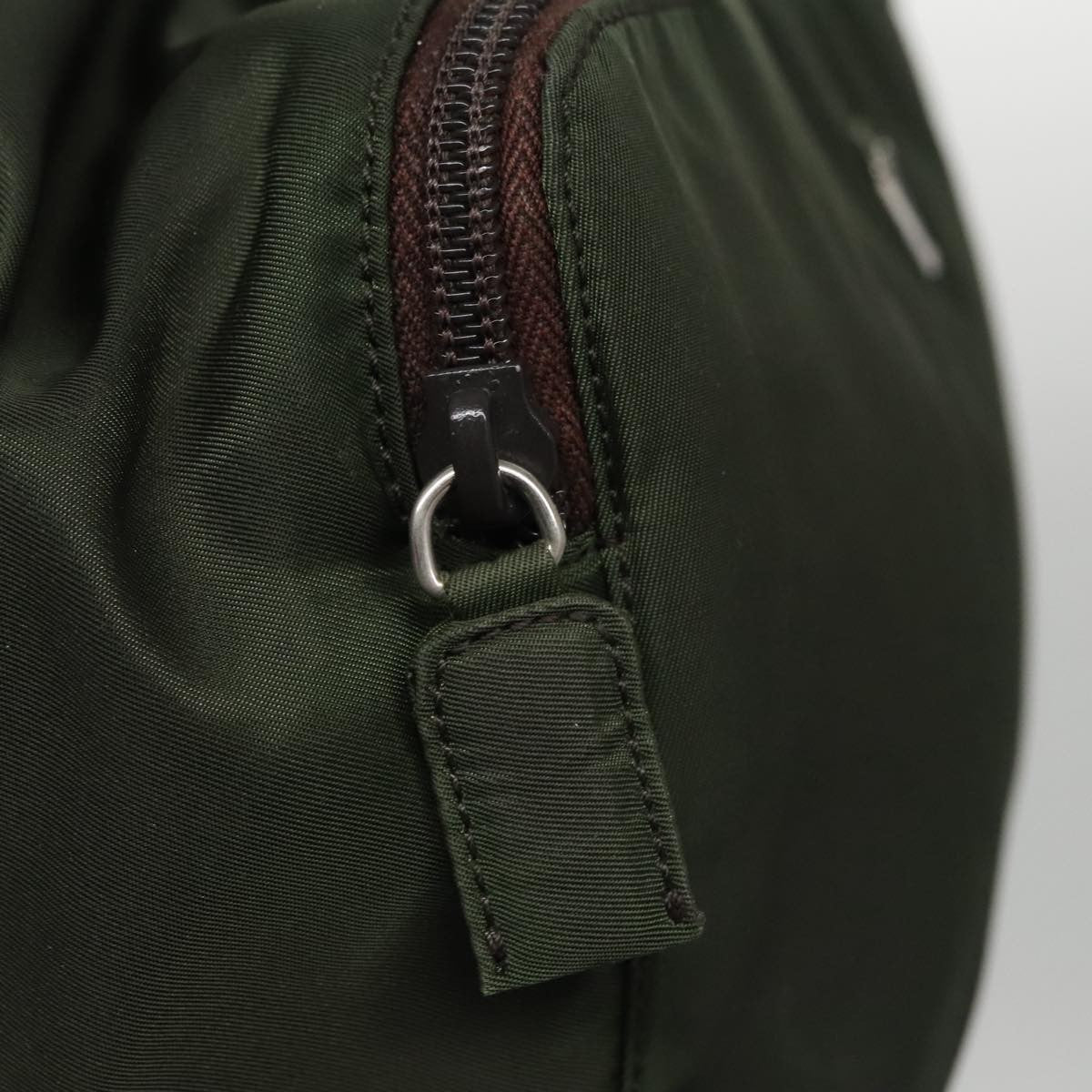 Prada Vintage Zip Handbag Tessuto