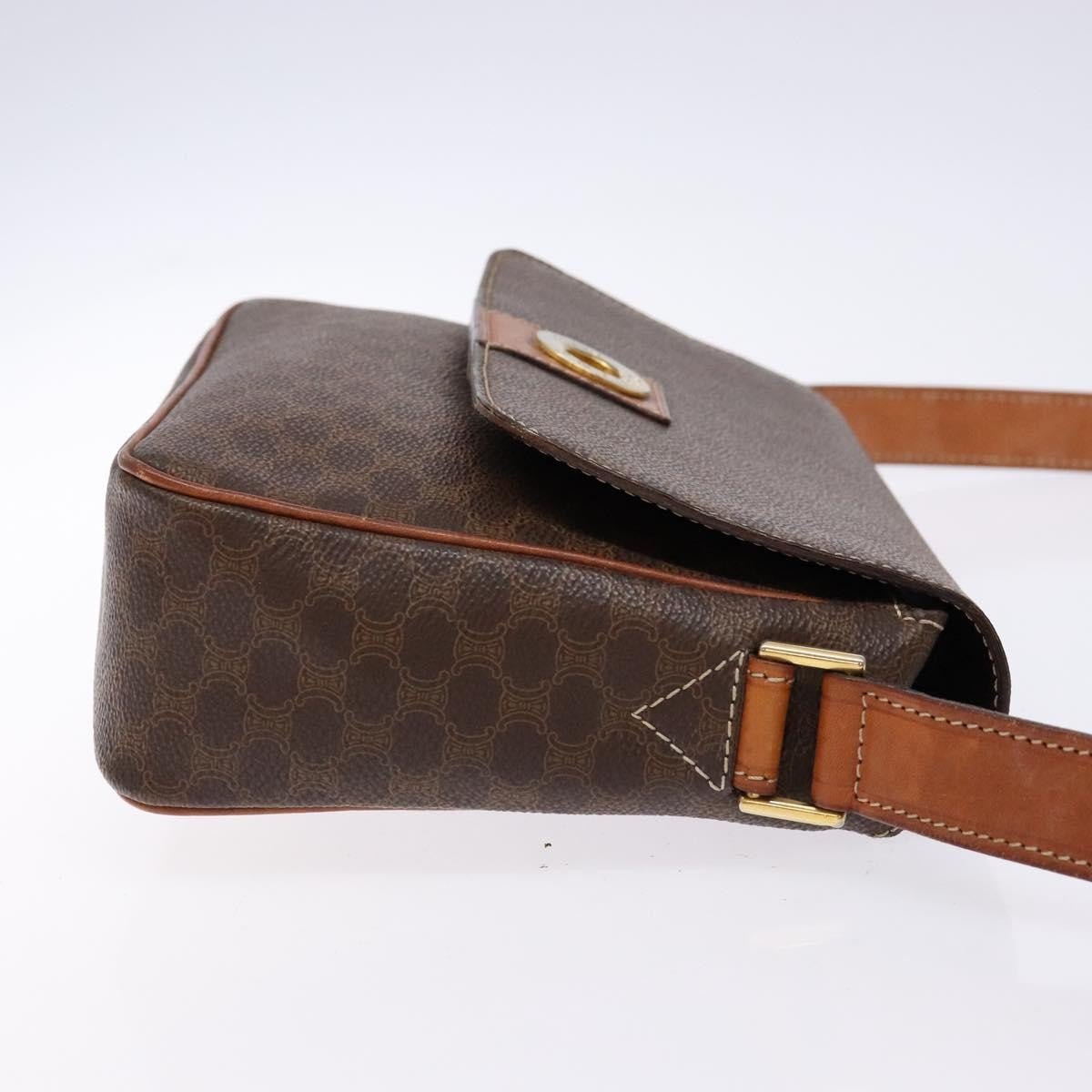 Celine Macadam Shoulder Bag PVC Leather