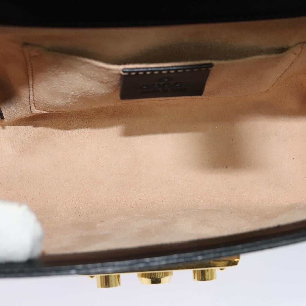 Gucci Padlock Shoulder Bag GG Coated Canvas and Leather