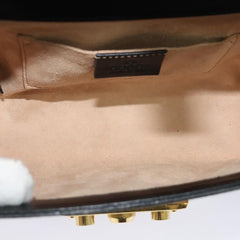 Gucci Padlock Shoulder Bag GG Coated Canvas and Leather