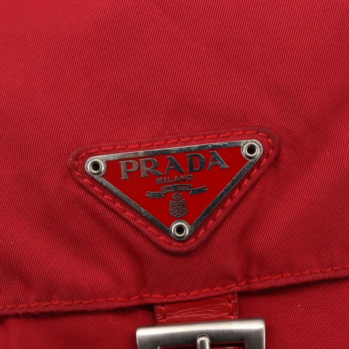 Prada Buckle Messenger Bag Tessuto