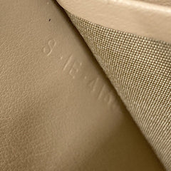 Celine C Charm Zip Around Wallet Quilted Leather