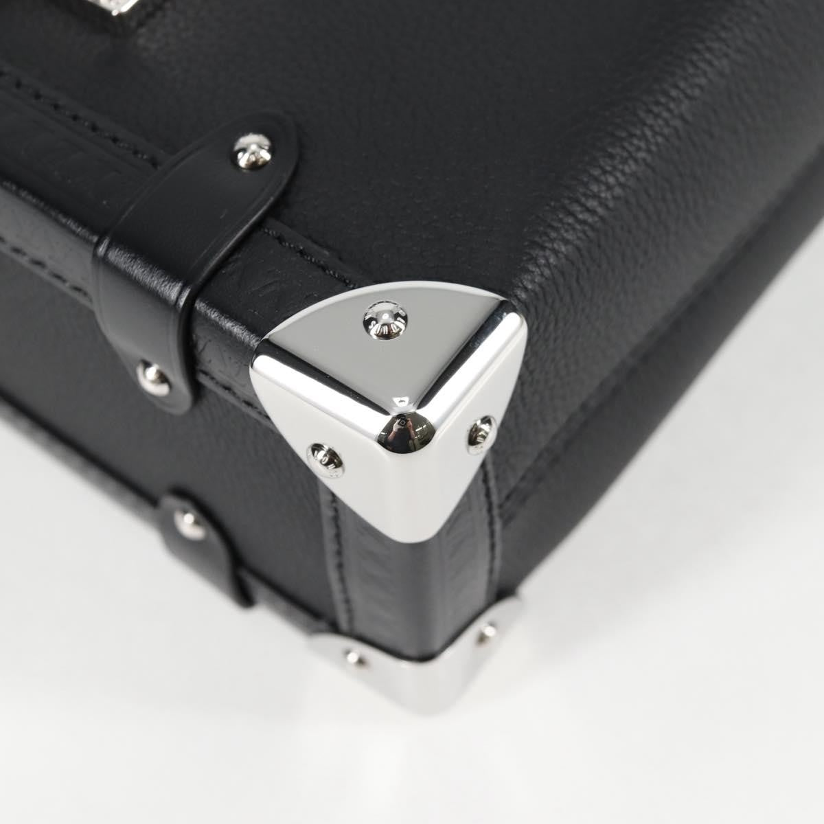 Louis Vuitton Side Trunk Handbag Taurillon Leather