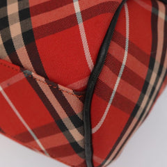 Burberry Blue Label Checked Bowling Nylon