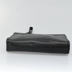 Burberry Zip Clutch Leather