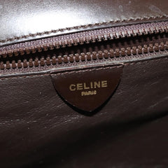 Celine Vintage Circle Logo Crossbody Bag Leather