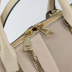 Chloe Bicolor Baylee Satchel Leather