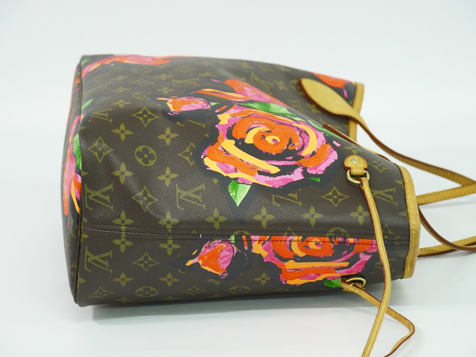 Louis Vuitton Neverfull Tote Limited Edition Monogram Roses