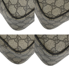 Gucci Front Zip Messenger GG Coated Canvas