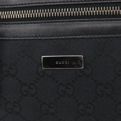 Gucci Vintage Shoulder Bag GG Canvas and Leather