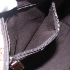 Gucci Web Zip Tote GG Canvas