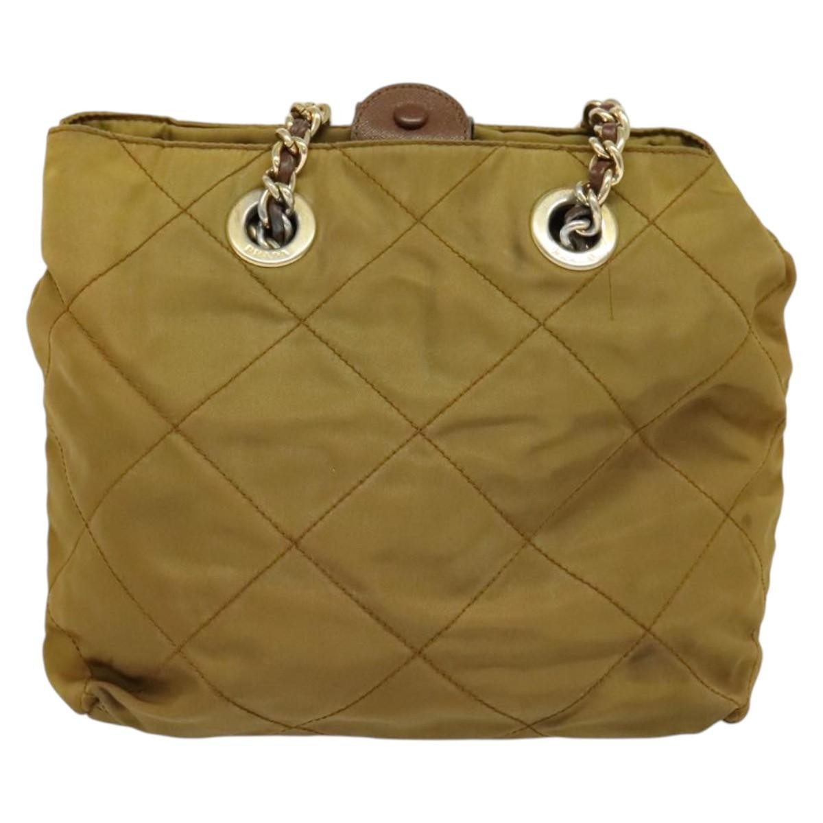 Prada Vintage Chain Tote Tessuto