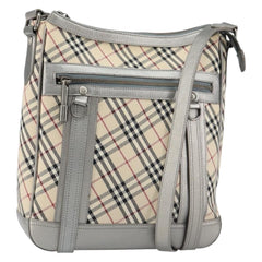 Burberry Nova check Shoulder bag Canvas and Leather