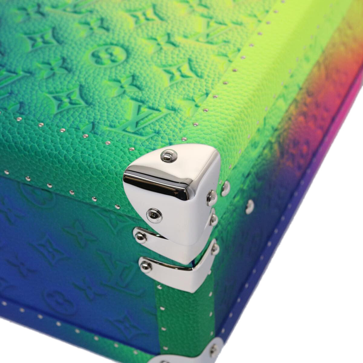 Louis Vuitton Cotteville Trunk Limited Edition Illusion Monogram Taurillon Leather