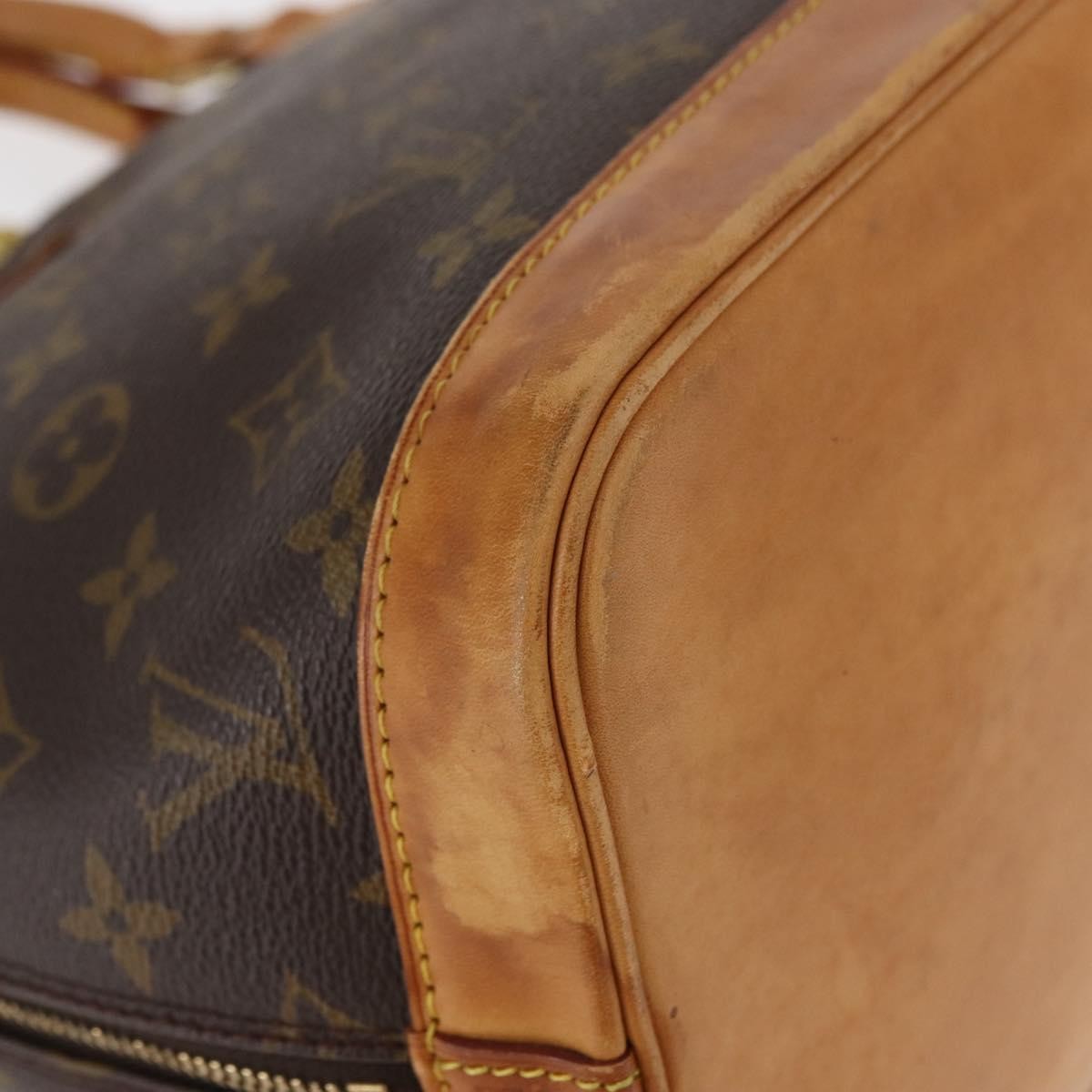 Louis Vuitton Alma Handbag Monogram Canvas