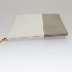 Celine Bicolor Solo Clutch Leather