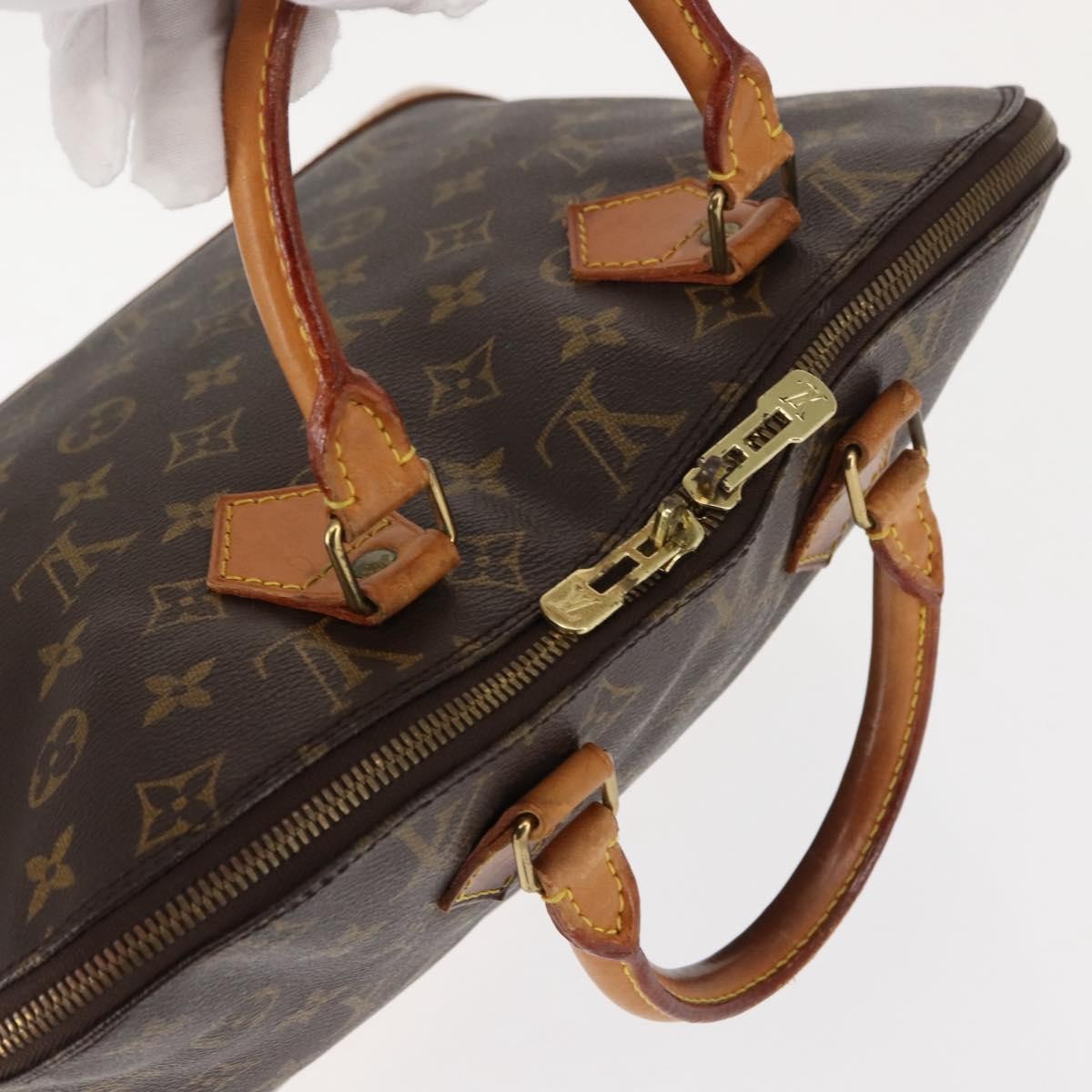 Louis Vuitton Alma Handbag Monogram Canvas