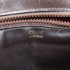 Celine C Sulky Shoulder bag Canvas and Leather