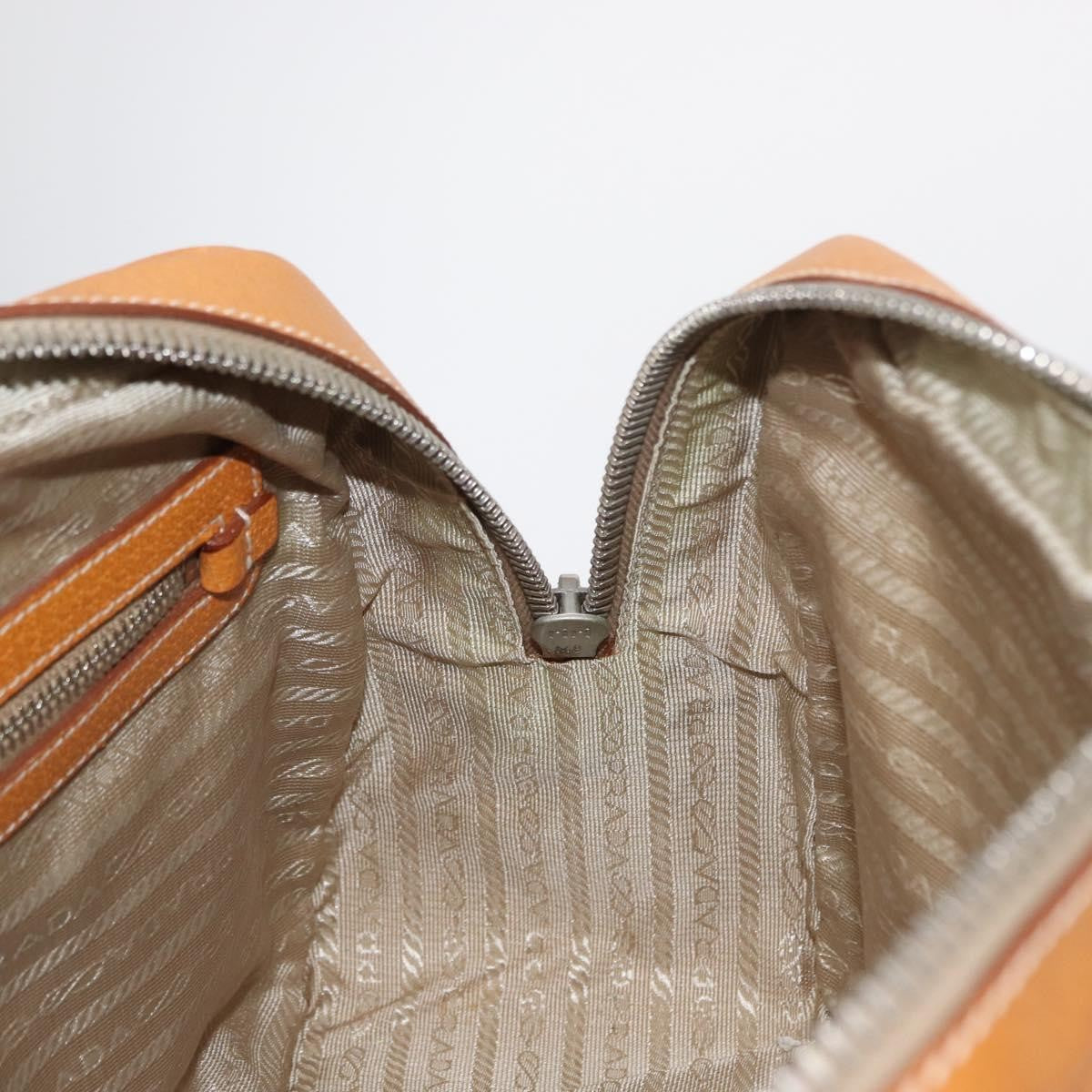 Prada Bowler Bag Canvas with Leather