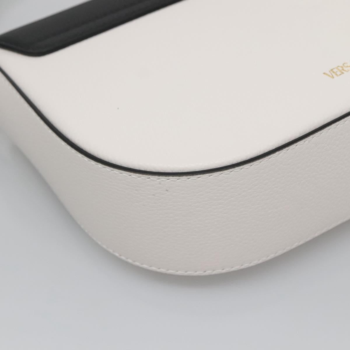 Versace Virtus Flap Messenger Bag Leather