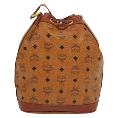 MCM Drawstring Shoulder Bag Leather