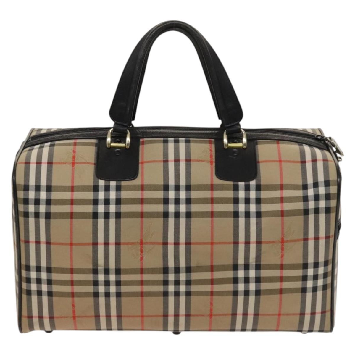 Burberry Nova check boston bag Canvas