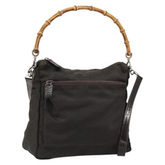 Gucci Vintage Bamboo Handle Bag Nylon