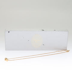 Christian Dior CD Pendant Necklace Metal