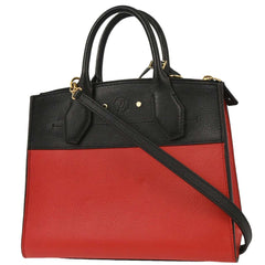 Louis Vuitton City Steamer Handbag Leather