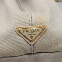 Prada Canapa Convertible Tote Canvas