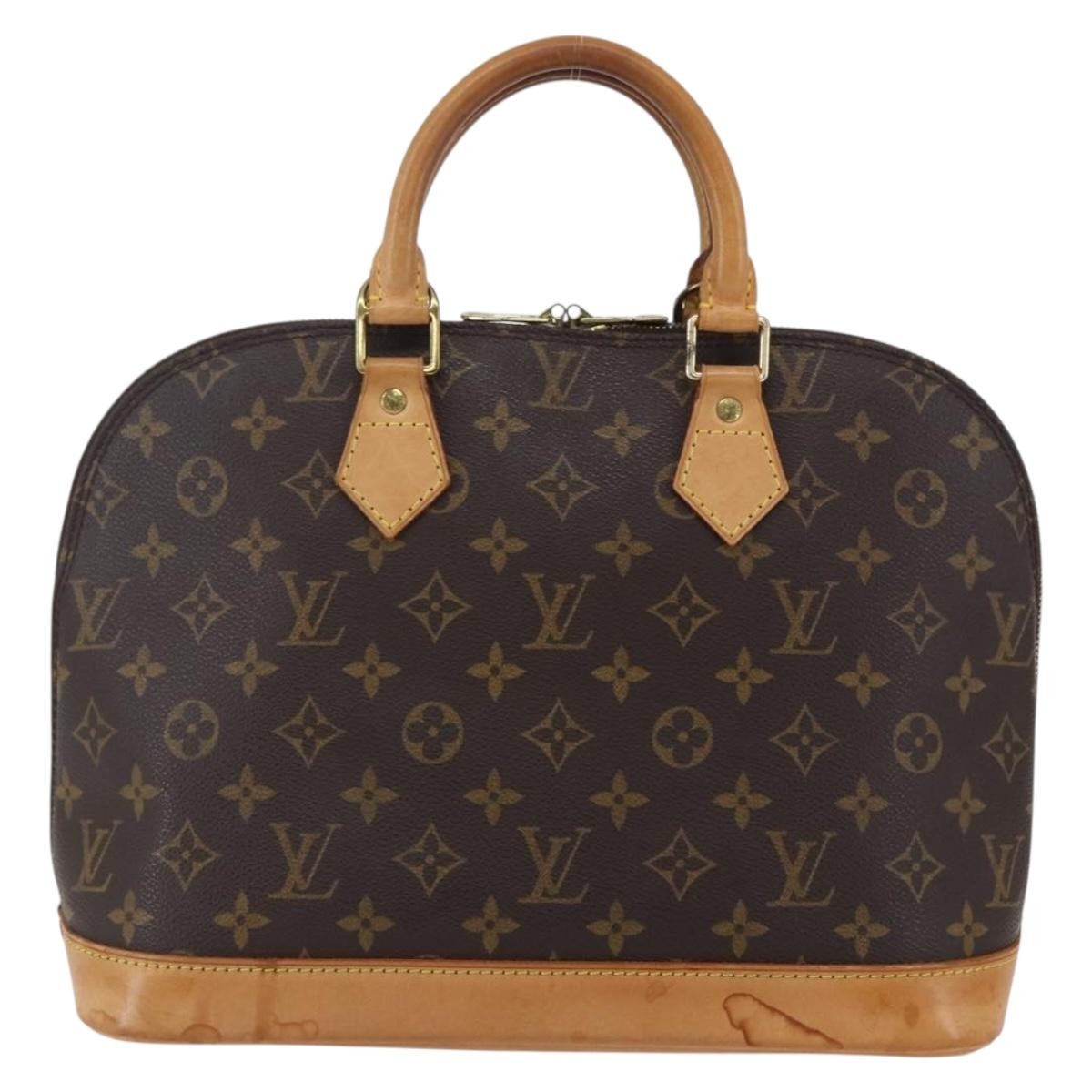 Louis Vuitton Alma Handbag Monogram Canvas