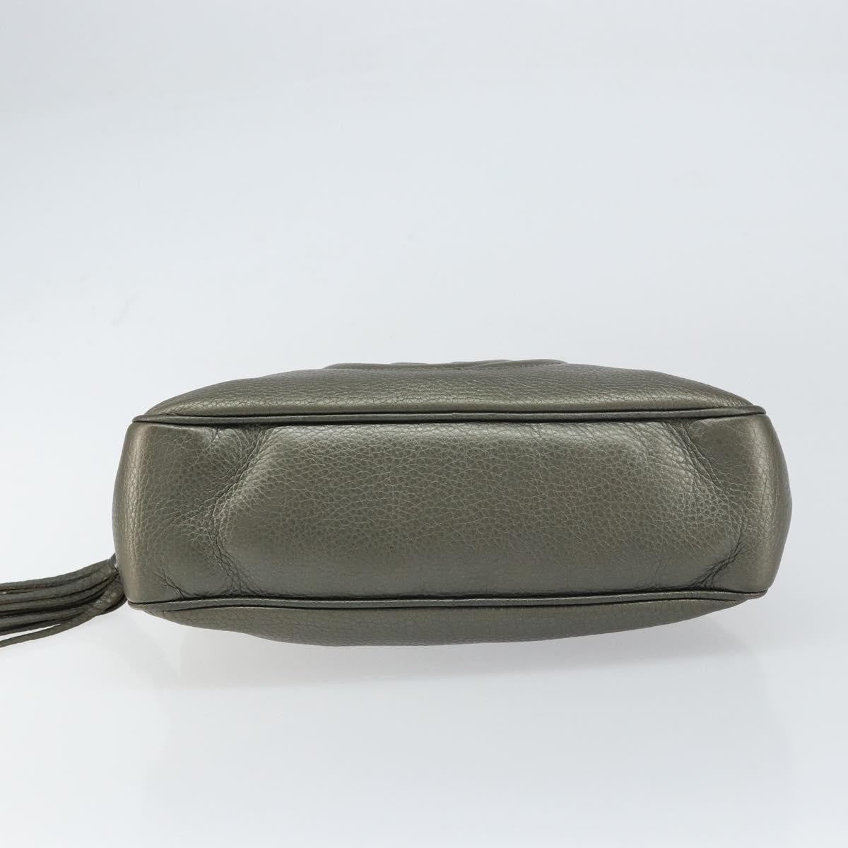 Gucci Soho Chain Zip Shoulder Bag Leather