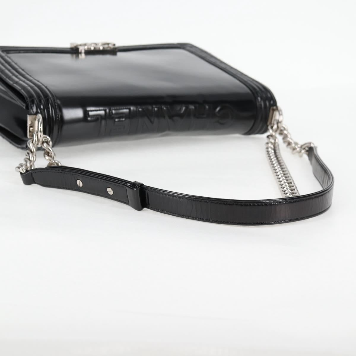 Chanel Reverso Boy Flap Bag Patent