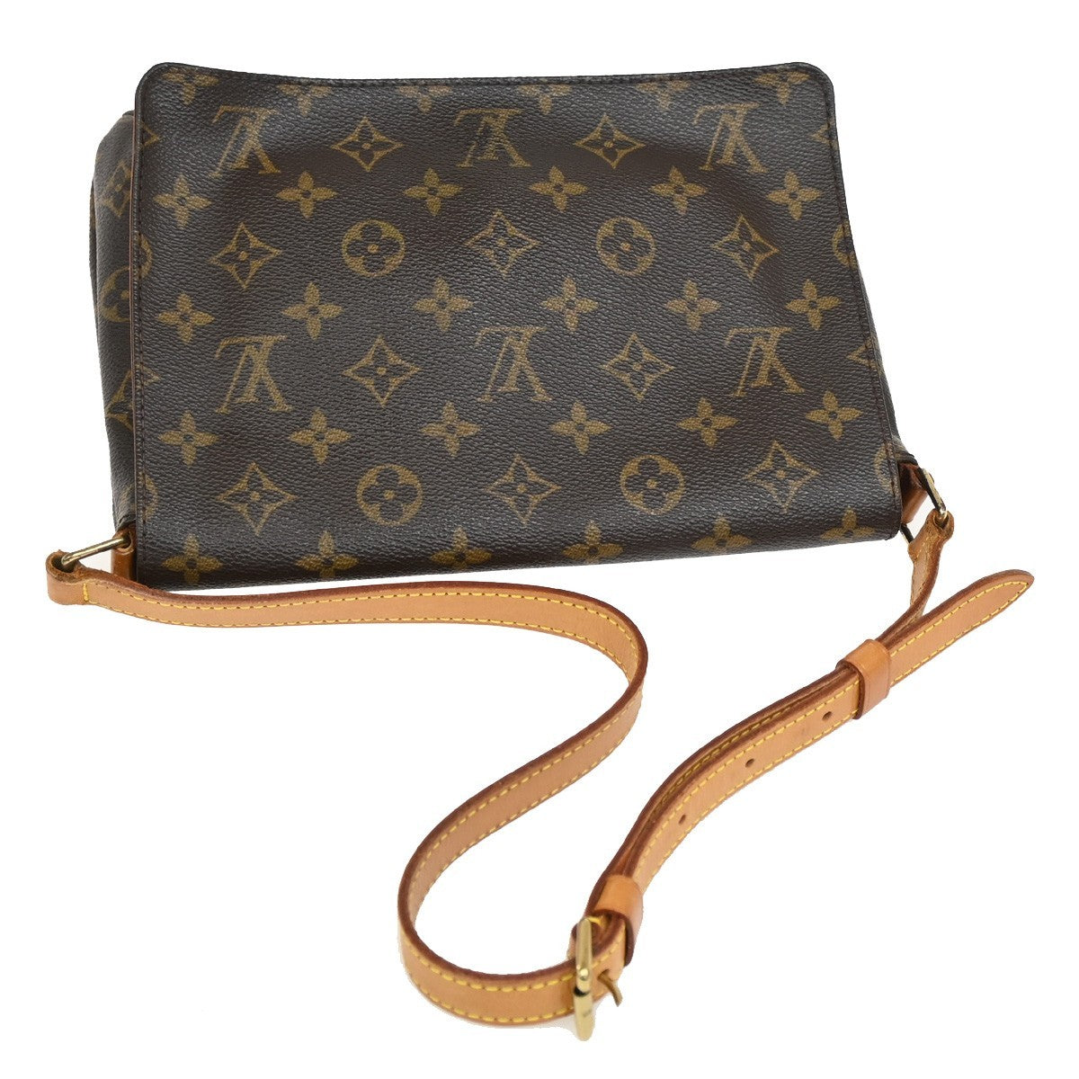 Louis Vuitton Musette Tango Handbag Monogram Canvas
