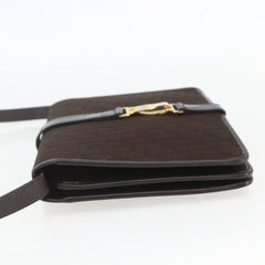 Christian Dior Vintage Trotter Shoulder Bag Canvas