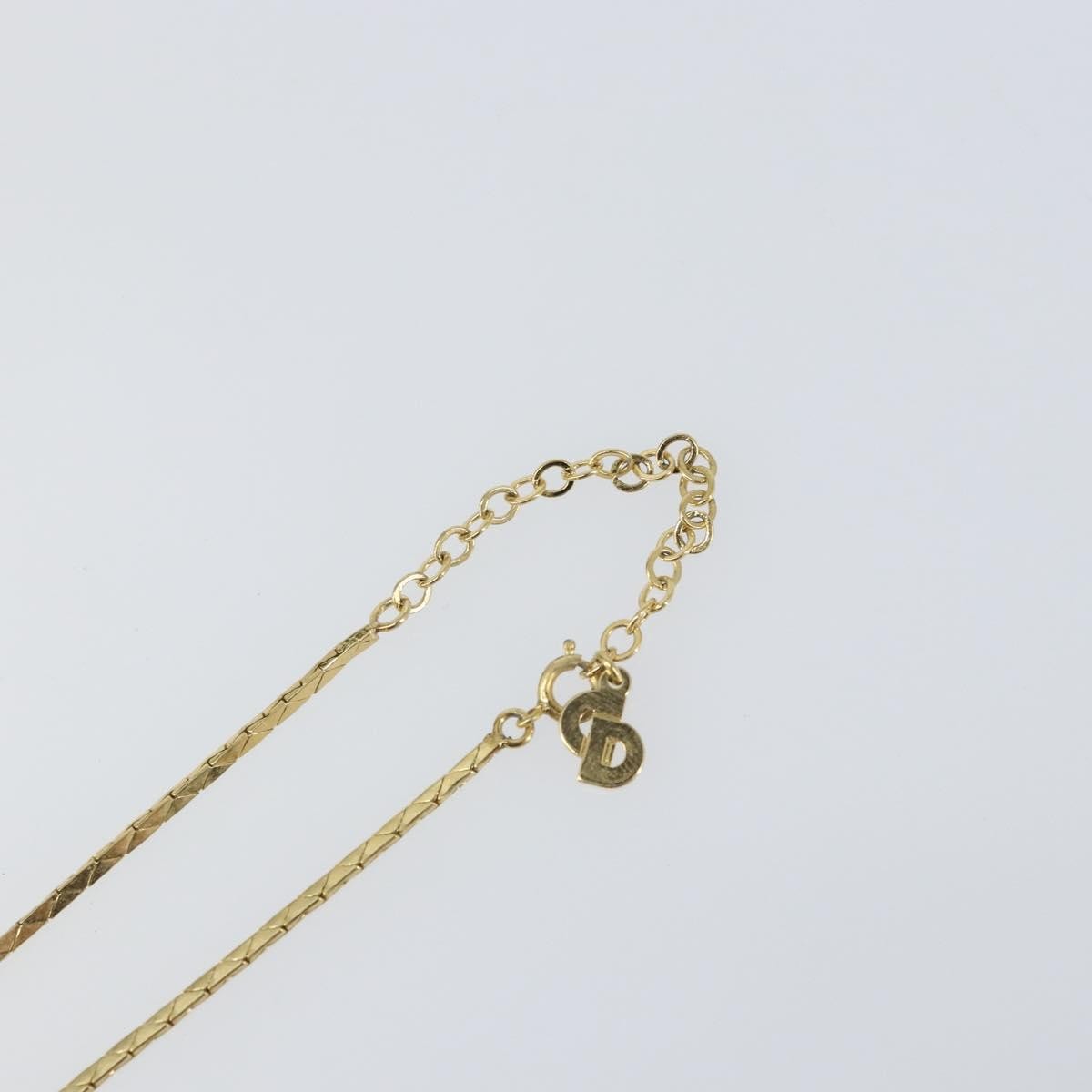Christian Dior CD Logo necklace Metal