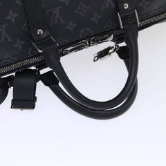 Louis Vuitton Keepall Bandouliere Bag Monogram Eclipse Split Canvas