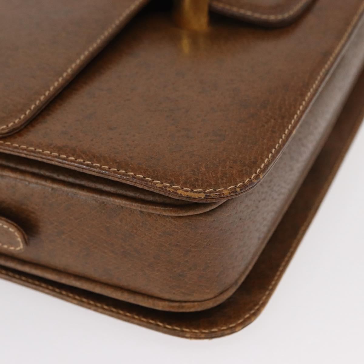 Gucci Vintage Flap Shoulder Bag Leather