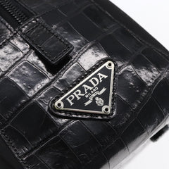 Prada Vintage Shoulder Bag Nylon and Leather