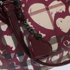 Burberry Open Tote Printed Canvas