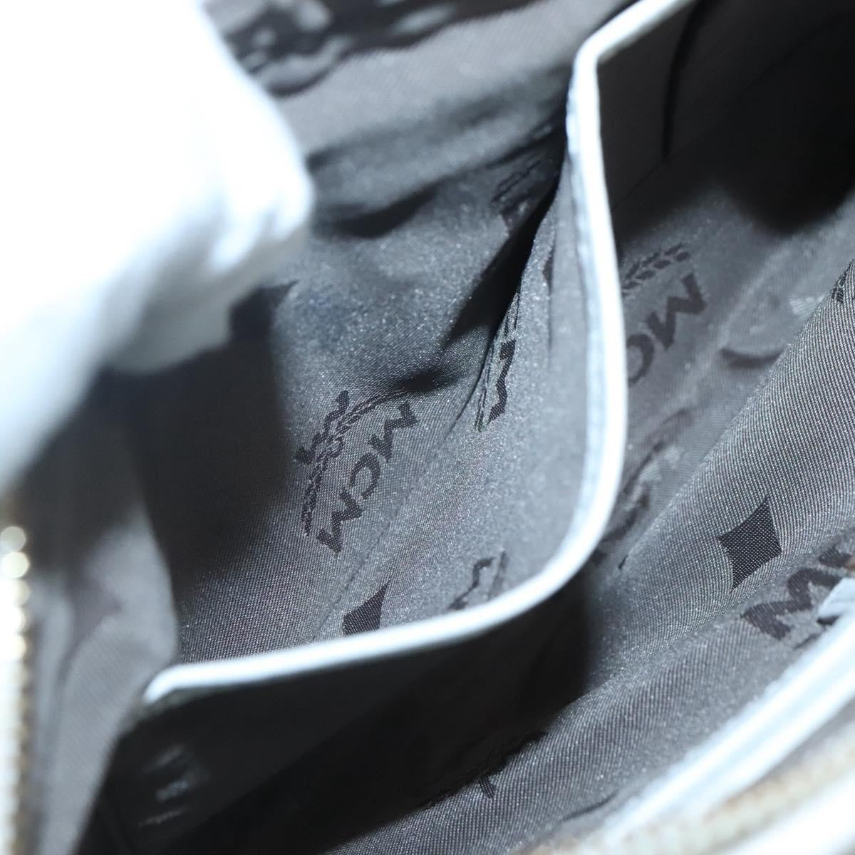 MCM Visetos Handbag Canvas and Leather