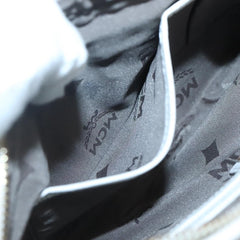 MCM Visetos Handbag Canvas and Leather