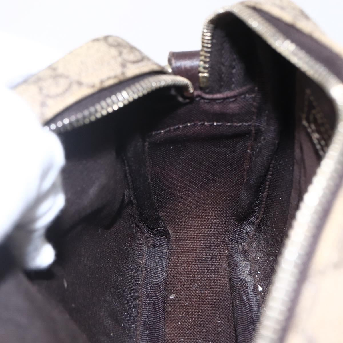 Gucci Front Zip Crossbody GG Canvas