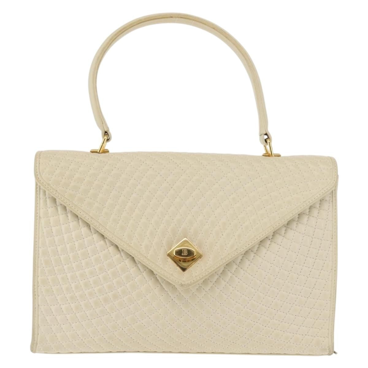 Bally Vintage Handbag Quilted Leather