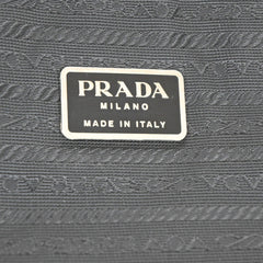 Prada Expandable Front Zip Boston Bag Tessuto