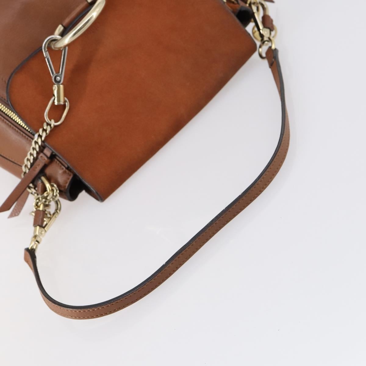 Chloe Faye Backpack Leather and Suede