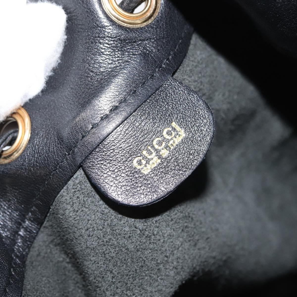 Gucci Vintage Bamboo Sling Backpack Leather