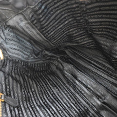 Prada Convertible Side Pocket Tote Chevron Tessuto
