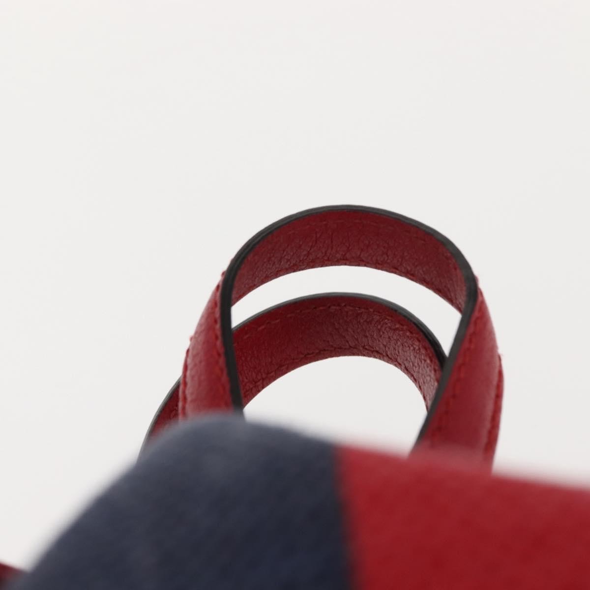 Gucci Logo Drawstring Backpack Striped Canvas