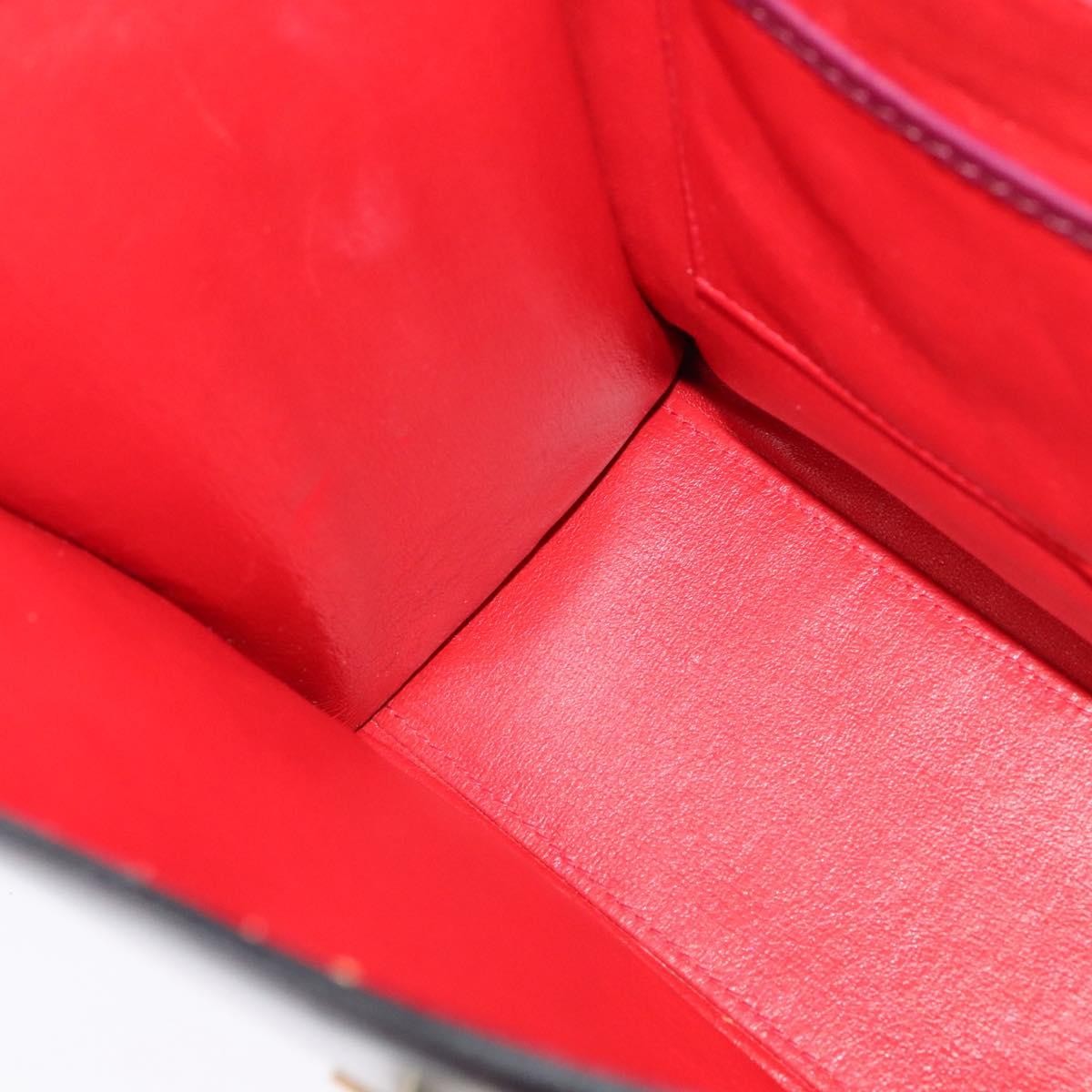 Celine Circle Logo Handbag Leather